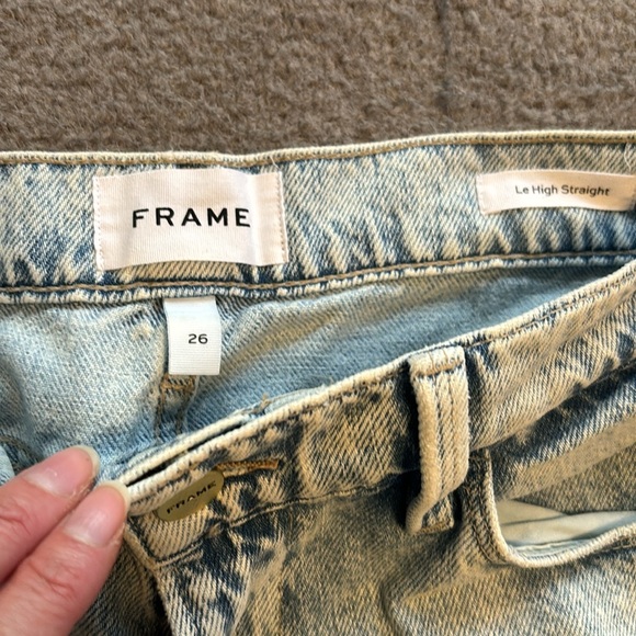 Le High Waist Slim Straight Leg Jeans - Picture 3 of 4